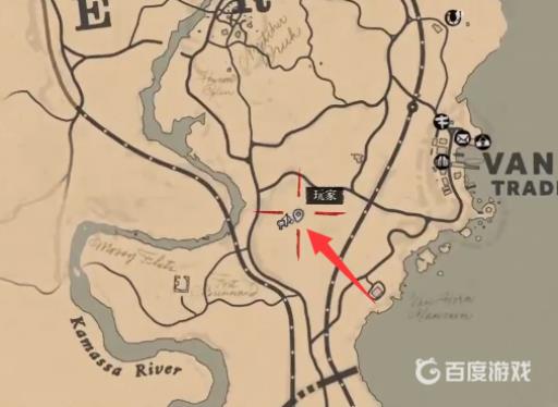 荒野大镖客剧毒路线藏宝图位置在哪?4