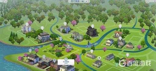 模拟人生4怎么去别的地方?5