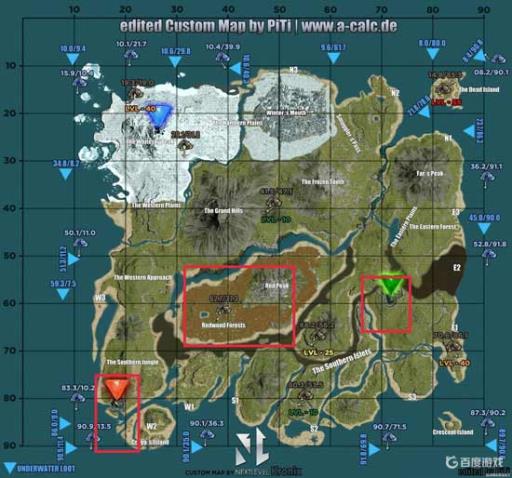 方舟风神翼龙固定刷新点在哪里?2