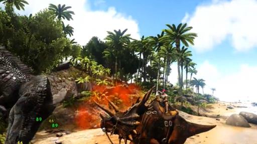 方舟三角龙头上冒红光怎么回事?2