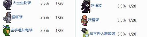 泰拉瑞亚礼袋能开出什么?3