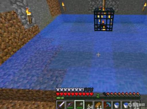 我的世界蜘蛛刷怪笼怎么做?3