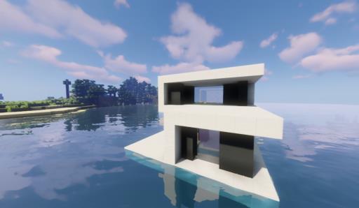 我的世界怎样造海上别墅?11