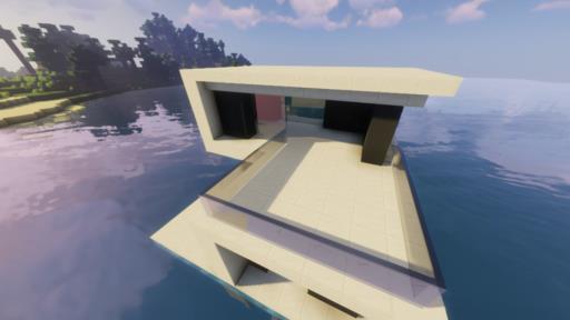 我的世界怎样造海上别墅?14