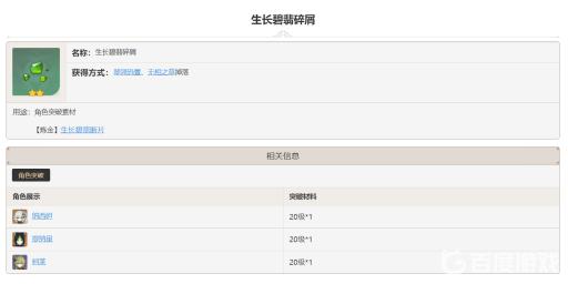 原神的生长碧翠碎屑怎么合成?2