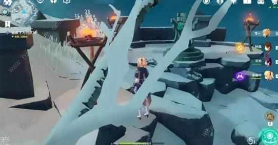 原神雪山山顶登顶攻略3