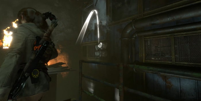 古墓丽影燃烧瓶怎么通过水流3