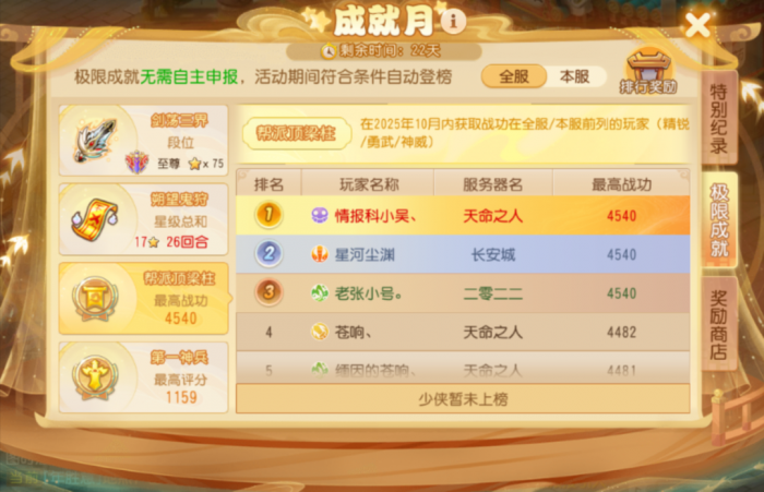 成就点轻松到手第24期成就月攻略来了！6