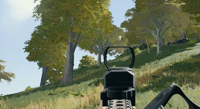 绝地求生如何练习好红点压枪1