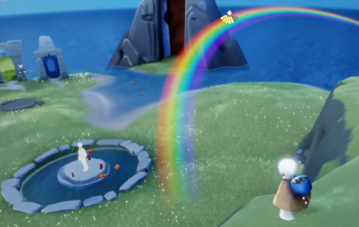 光遇彩虹魔法如何使用2