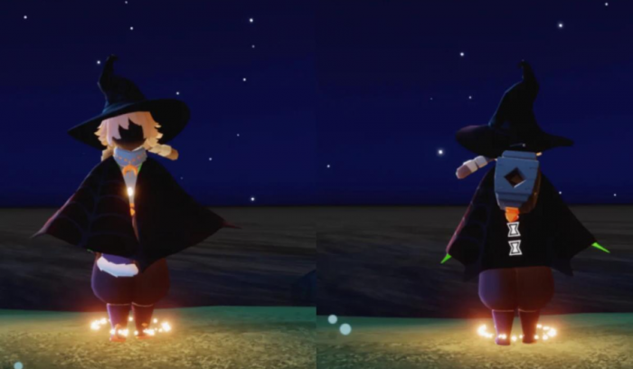 光遇黑斗篷配无脸怎么搭配2