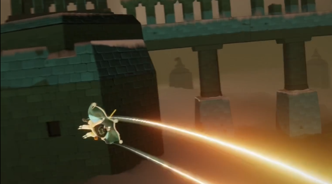 光遇墓土墙上光翼怎么飞1