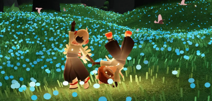 光遇星盘怎么牵手2