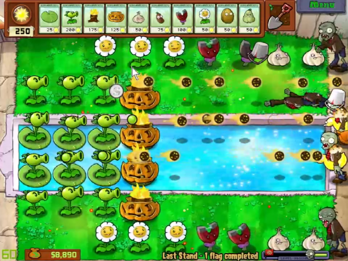 植物大战僵尸1坚不可摧怎么过1