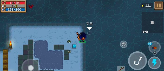 元气骑士怎么钓鱼3