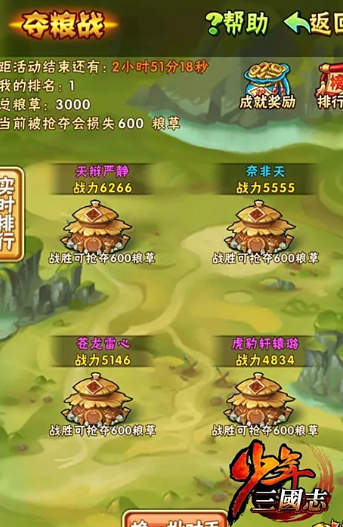 少年三国志粮草在哪1