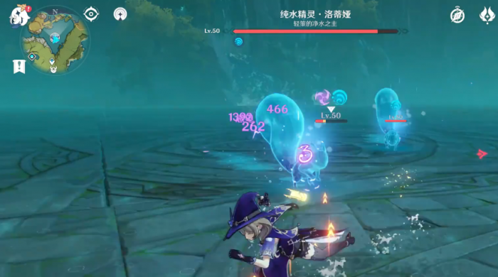 原神纯水精灵怎么打1