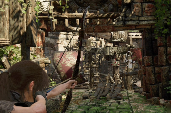 古墓丽影怎么躲避石头2