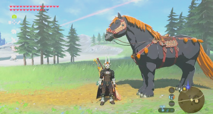 塞尔达传说荒野之息马具怎么穿戴1
