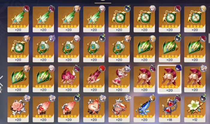 原神橙色圣遗物怎么合成2