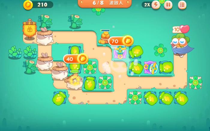 保卫萝卜2攻略55关怎么过3