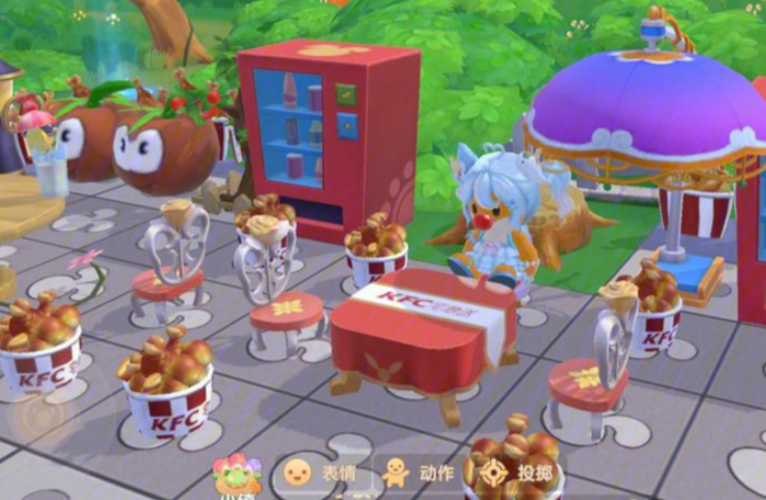 摩尔庄园的kfc座椅怎么获得1