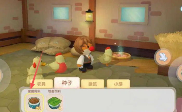 摩尔庄园成年的鸡怎么喂1