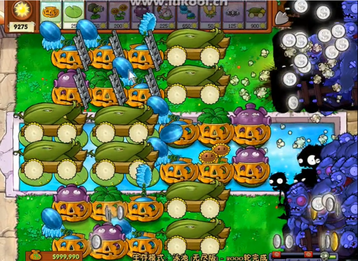 植物大战僵尸如何搭梯子2