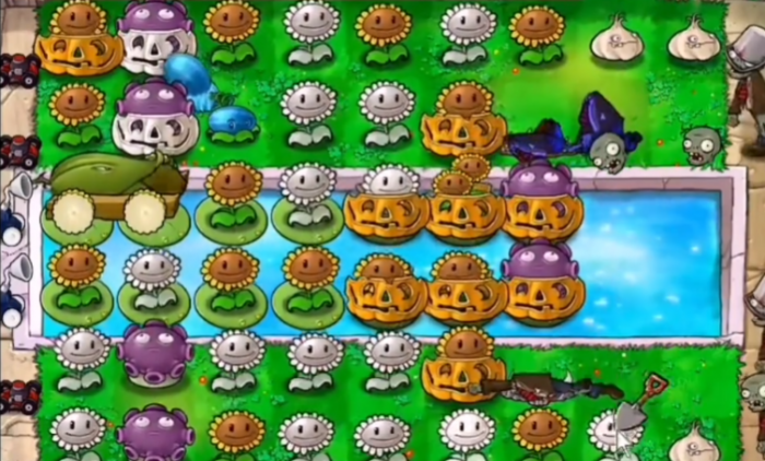 植物大战僵尸泳池关卡怎么打2