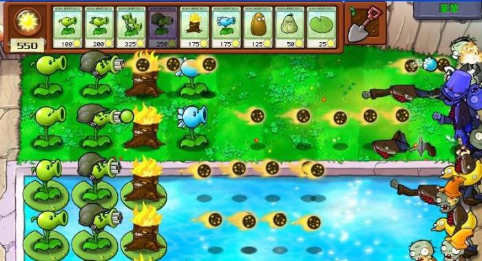 植物大战僵尸无尽阵型怎么搭梯子1